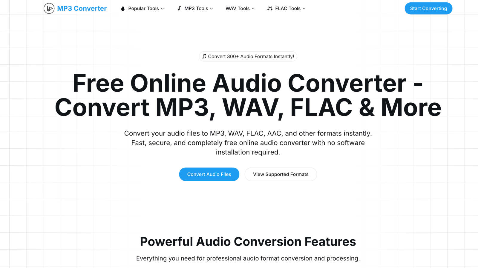 Mp3To application interface and features