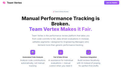 Team Vertex - product for productivity
