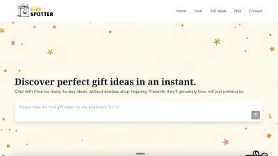 Gift Spotter - AI tool for AI Assistants