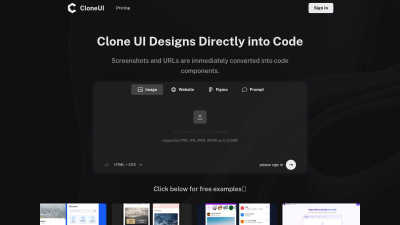 CloneUI - AI tool for Design Tools