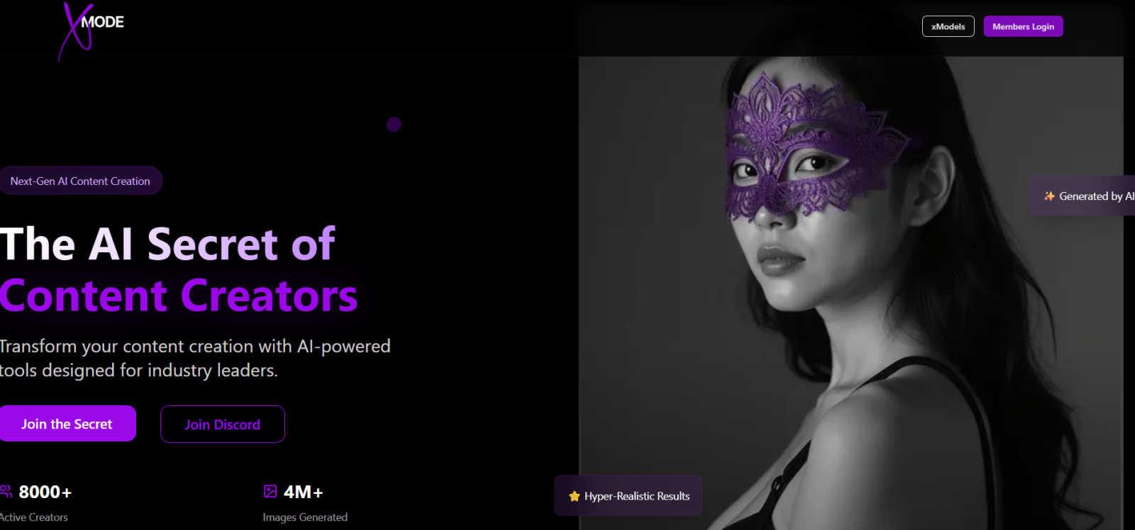 Xmode.ai application interface and features