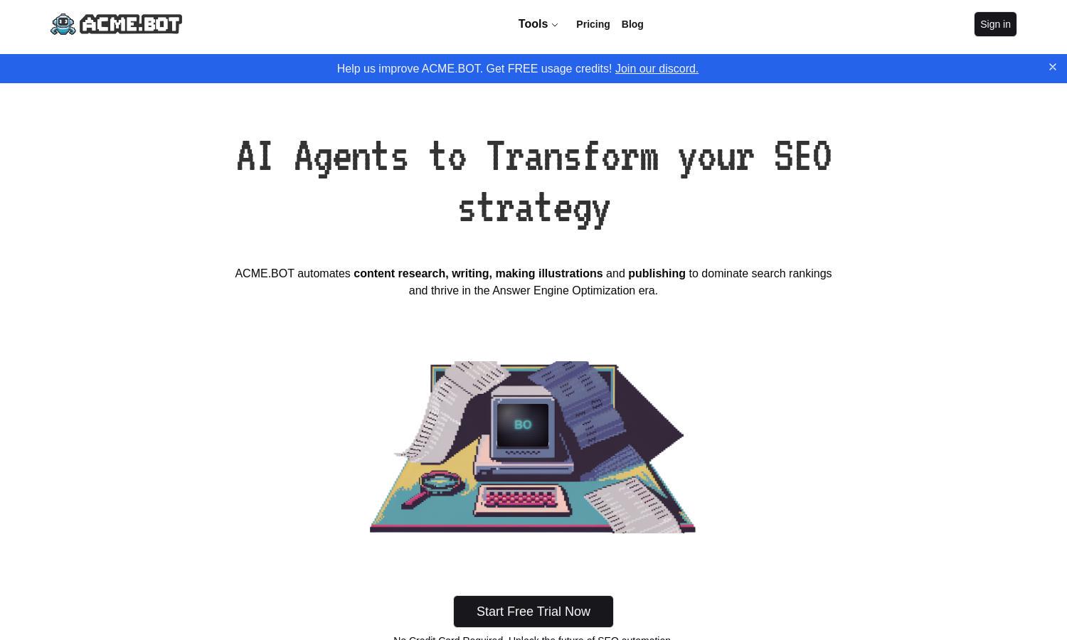 ACME.BOT Website