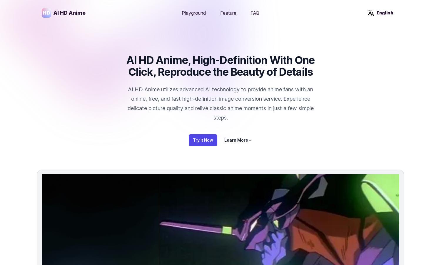 AI HD Anime Website