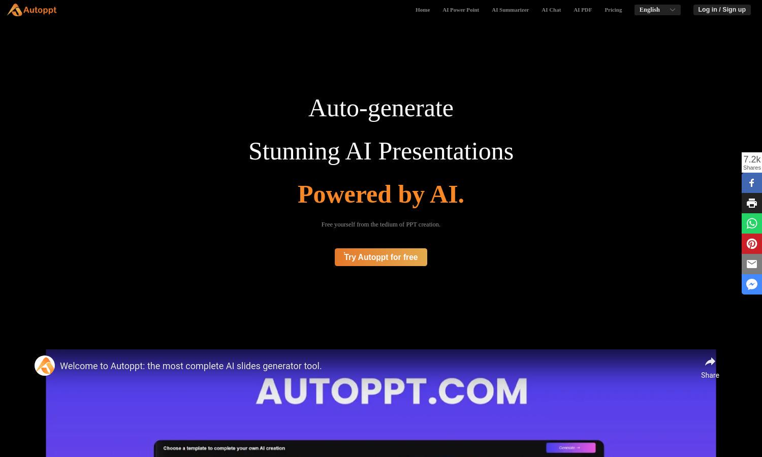 Autoppt Website