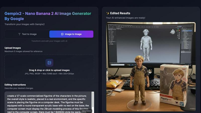 Nano Banana 2 application interface and features