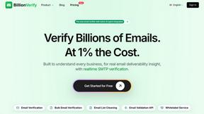 BillionVerify - product for APIs