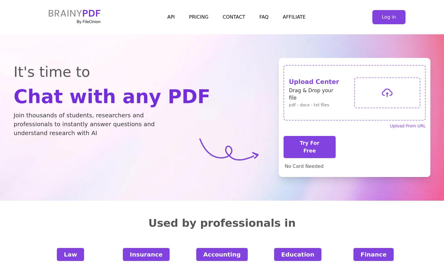 BrainyPDF Website