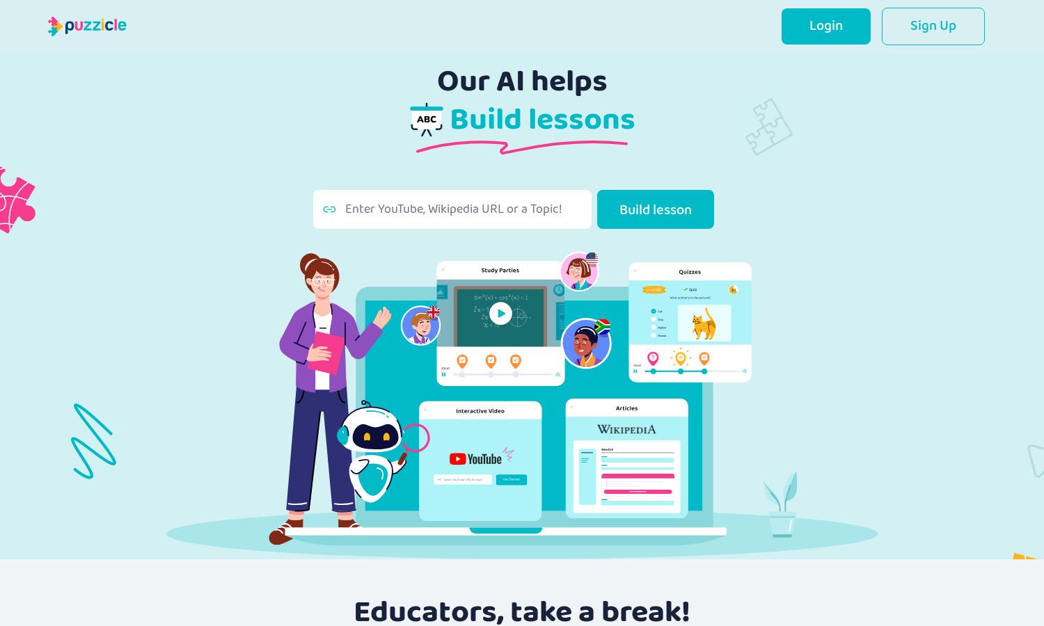 Build a Lesson Website