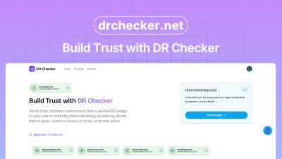 DR Checker - product for productivity