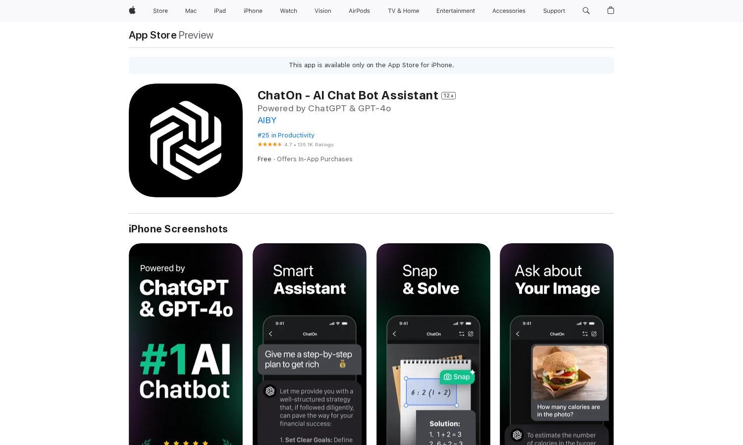 ChatOn - AI Chat Bot Assistant Website