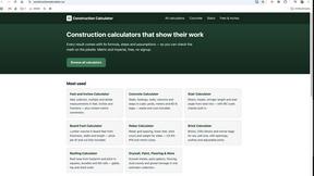 Construction Calculator - product for Education & Learning
