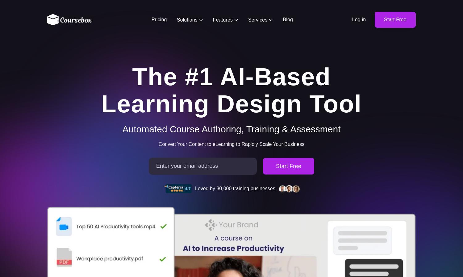 Coursebox AI Website