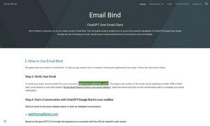 Email Bind Website