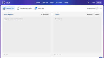 Lara Translate - AI tool for Language & Translation