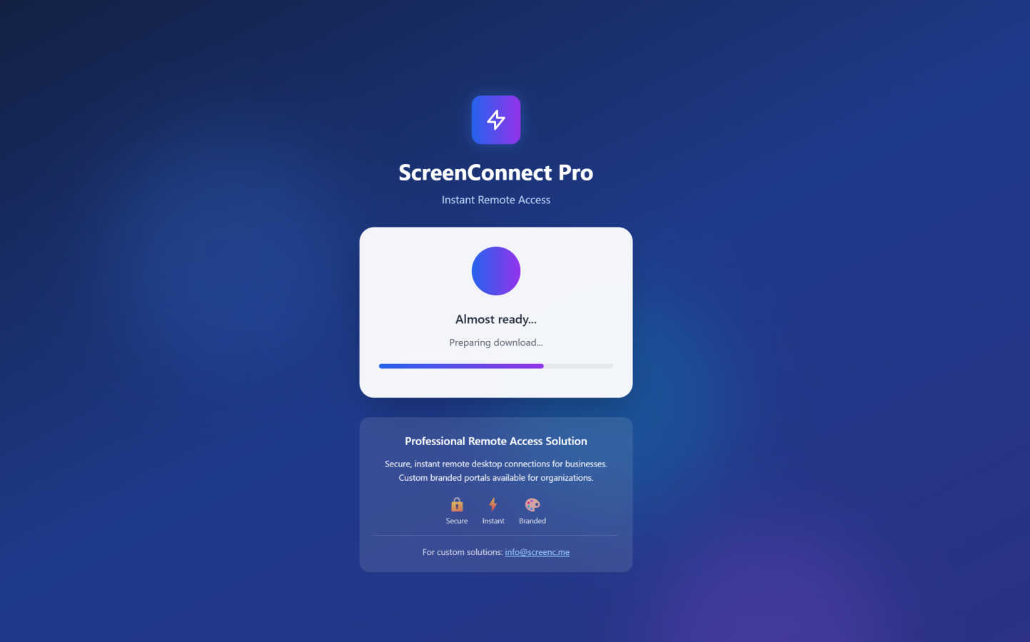 ScreenC.ME : Your custom ScreenConnect Portal application interface and features