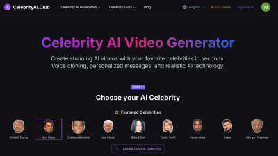 Celebrity AI - product for productivity