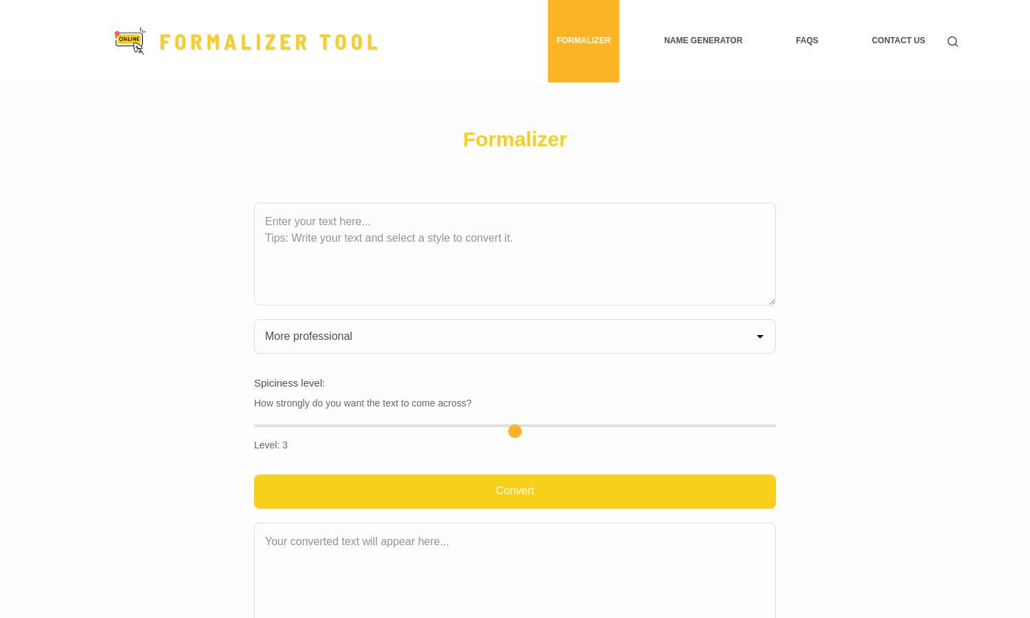 Formalizer Website