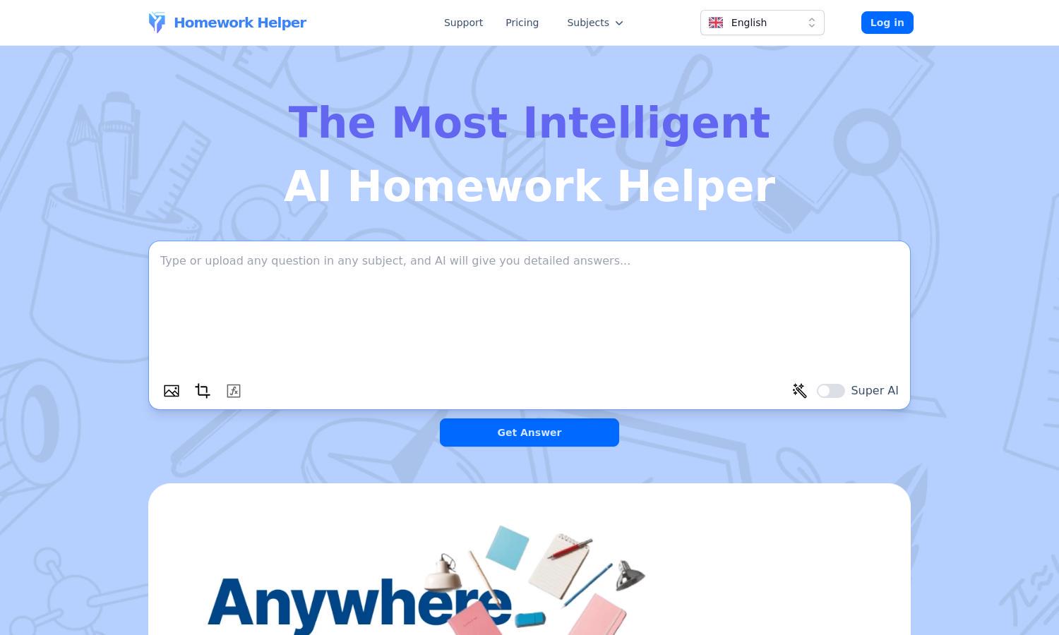 Homework Helper Website