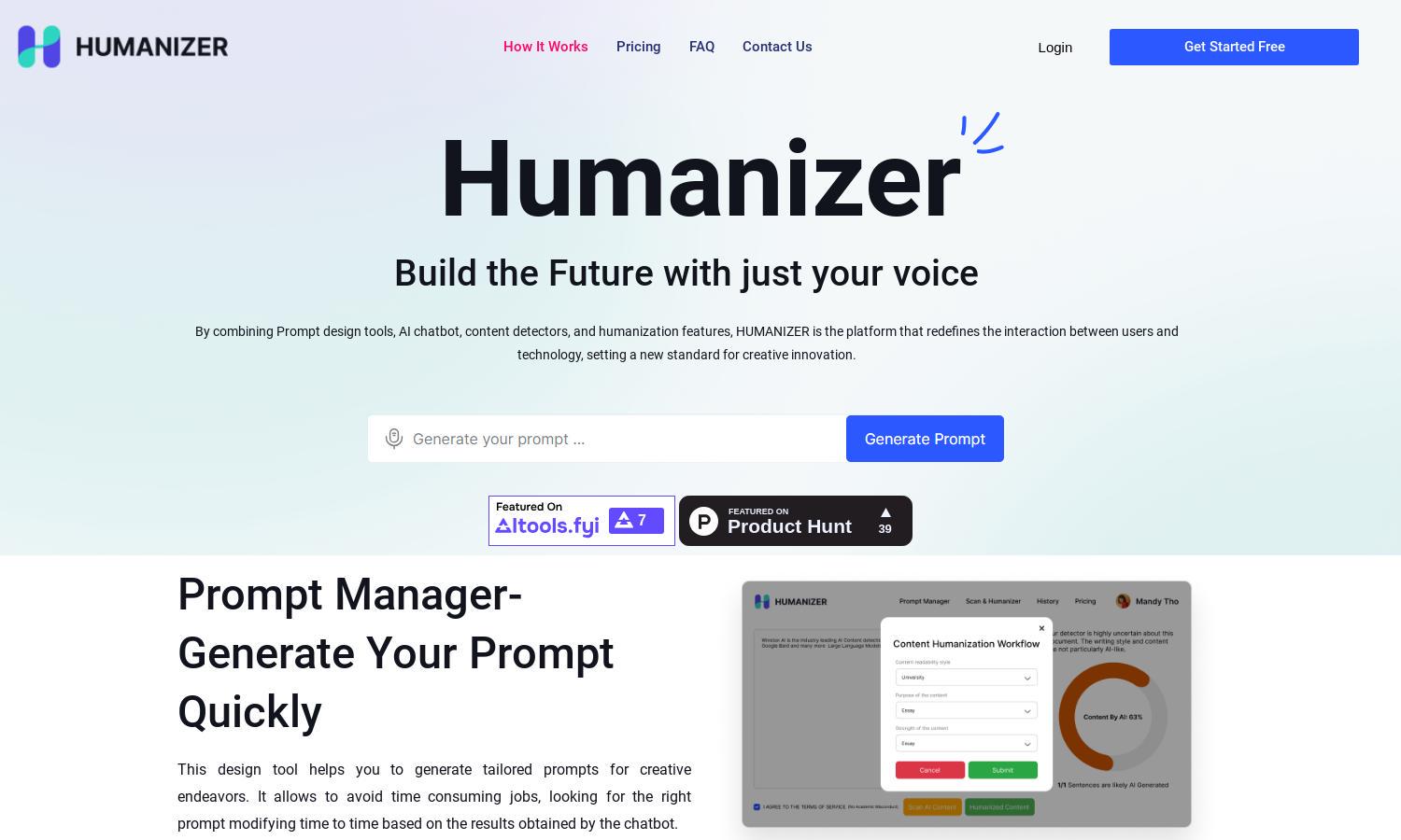 Humanizer Website