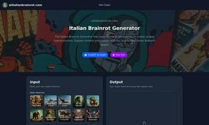 Italian Brainrot Website