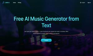 Lami.ai: Free AI Music Generator from Text Website