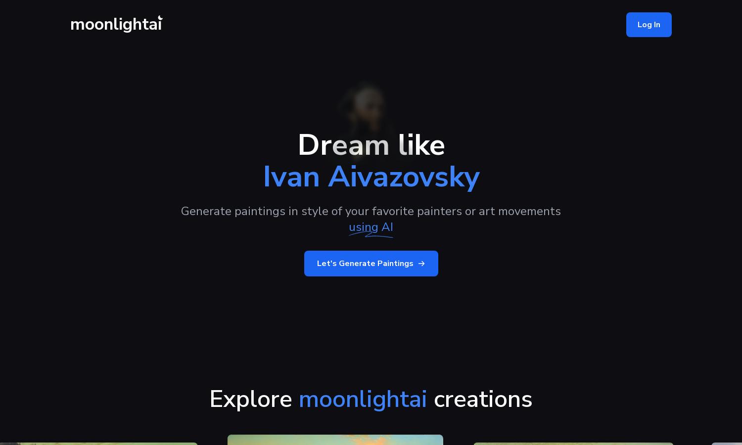 moonlightai Website