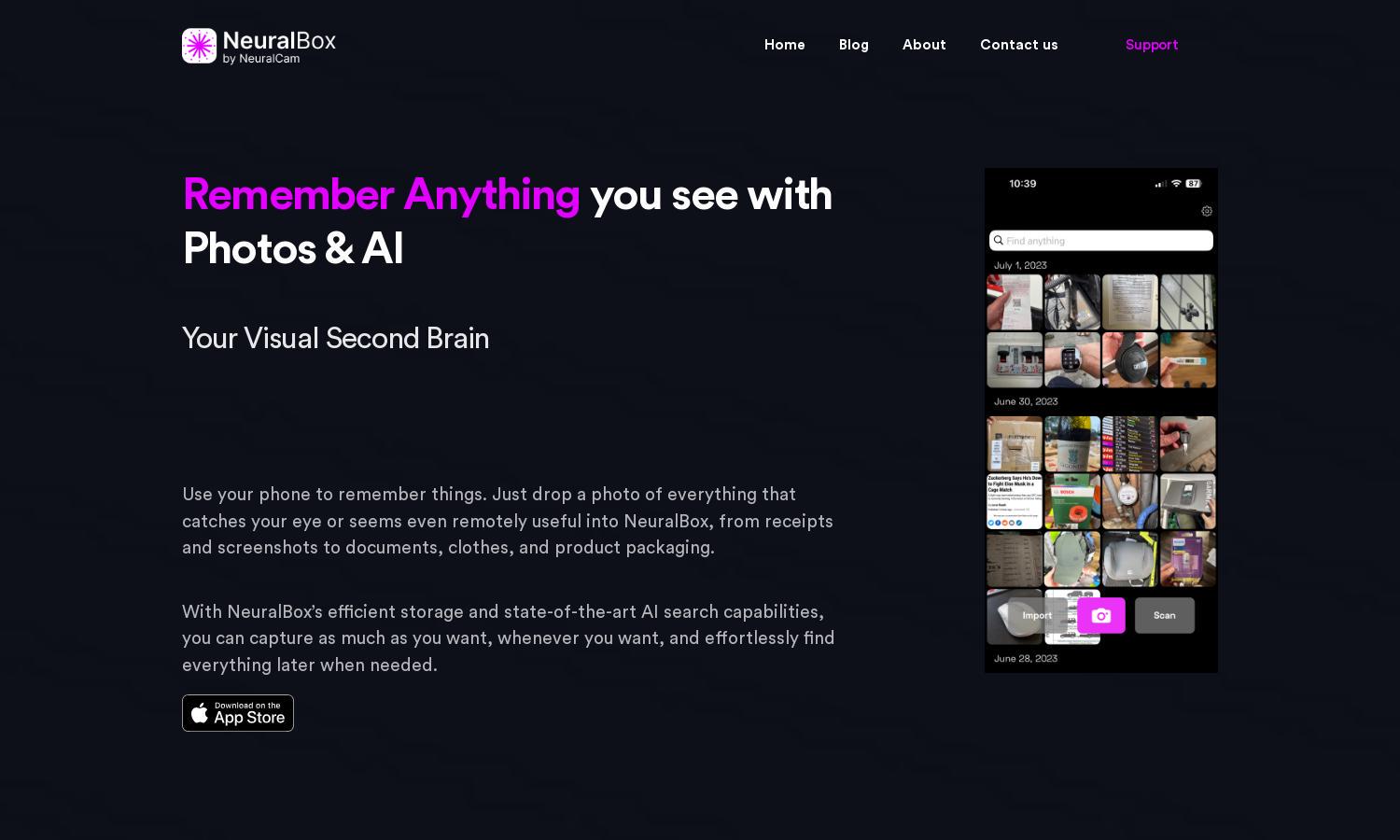 NeuralBox Website