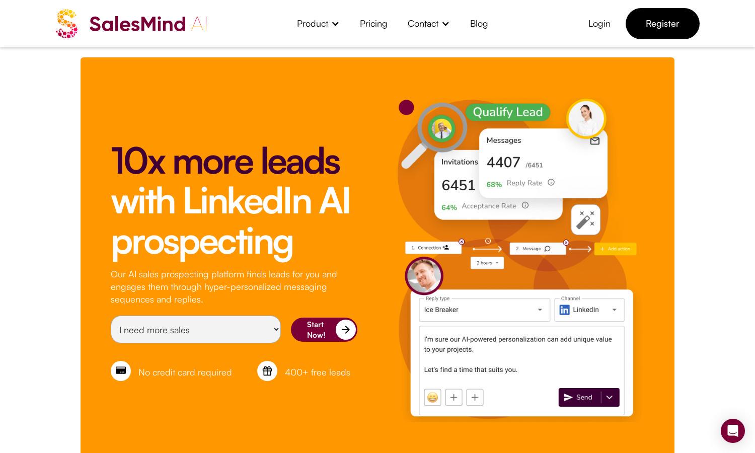 SalesMind AI Website