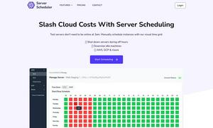 Server Scheduler Website