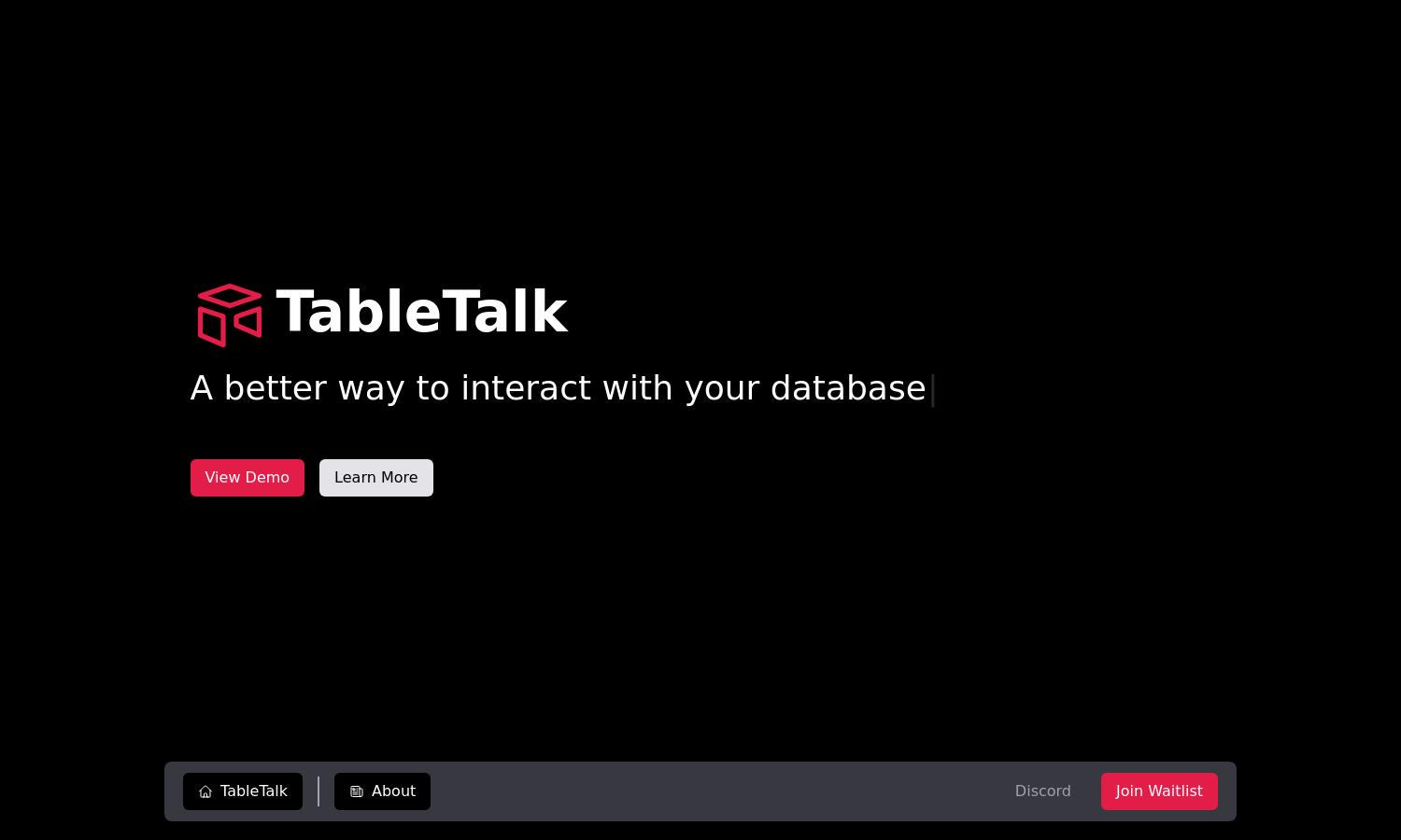 TableTalk Website