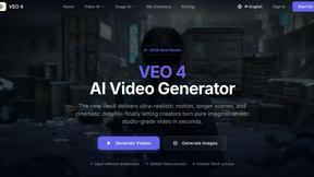 Veo 4 video generator - product for Video